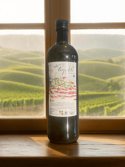 Bouteille 1L Pingarota - Huile d'olive vierge extra AOP Beira Baixa - Récolte 2025/2026 - Pression à froid